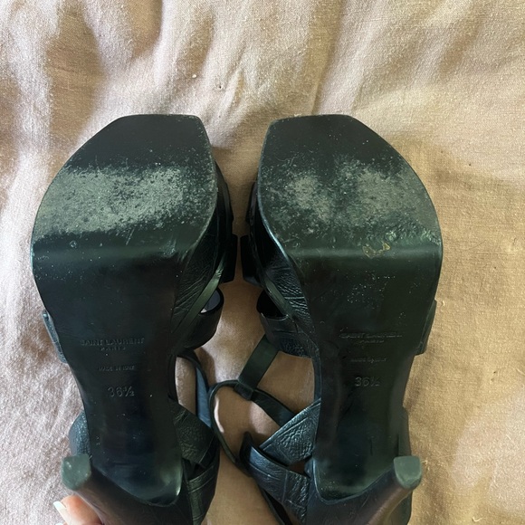 YSL Platform T-Strap Sandals - Picture 3 of 4